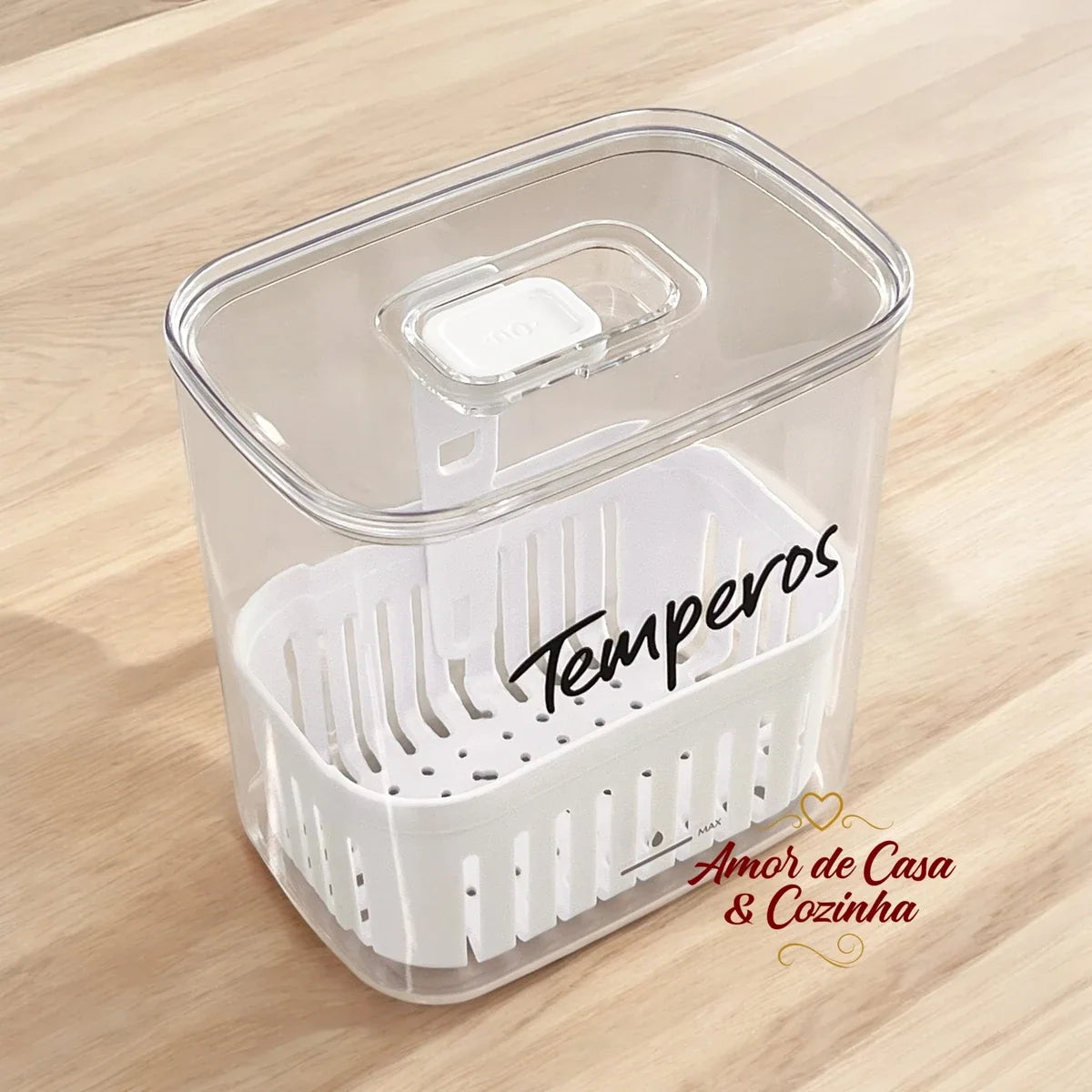 Organizador de Temperos Clear Especial 1,5L