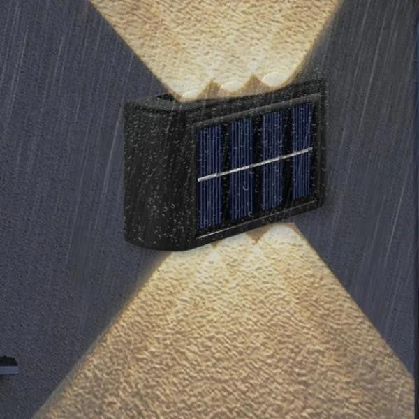 Arandela Solar de Parede para Área Externa com LED