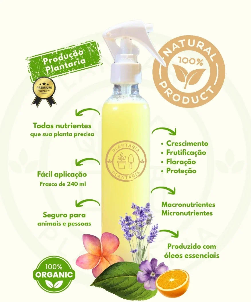 Adubo Plantaria Fertilizante Premium 2 Unidades 240ml
