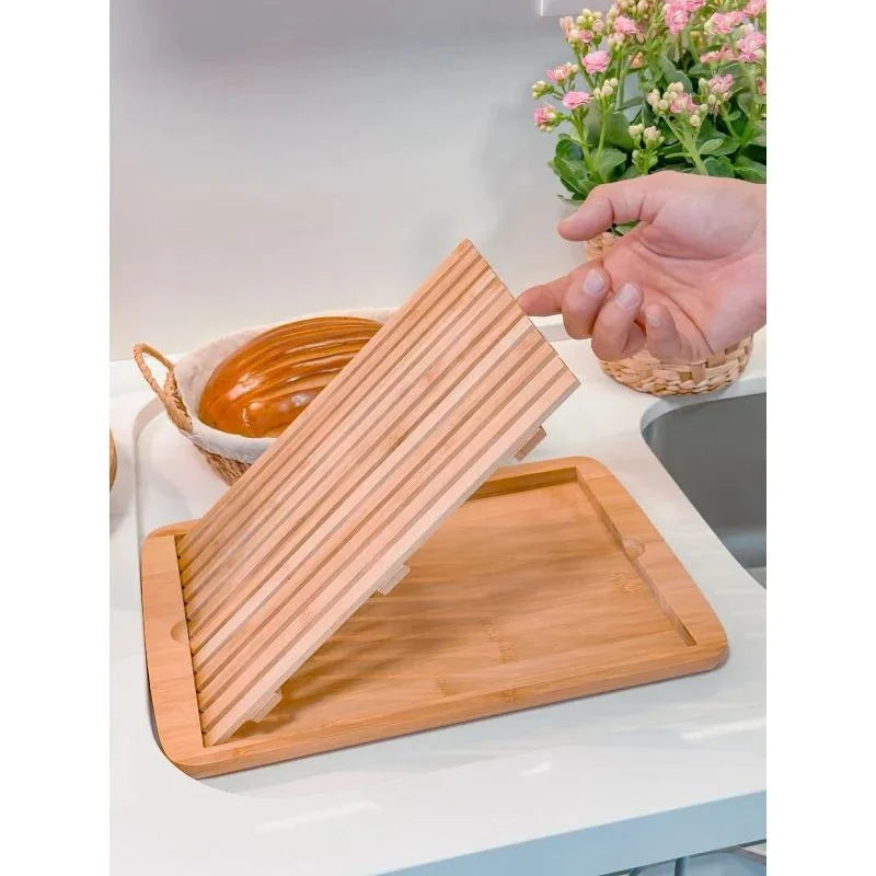 Kit Migalheira Bambu + Cesta de Pães