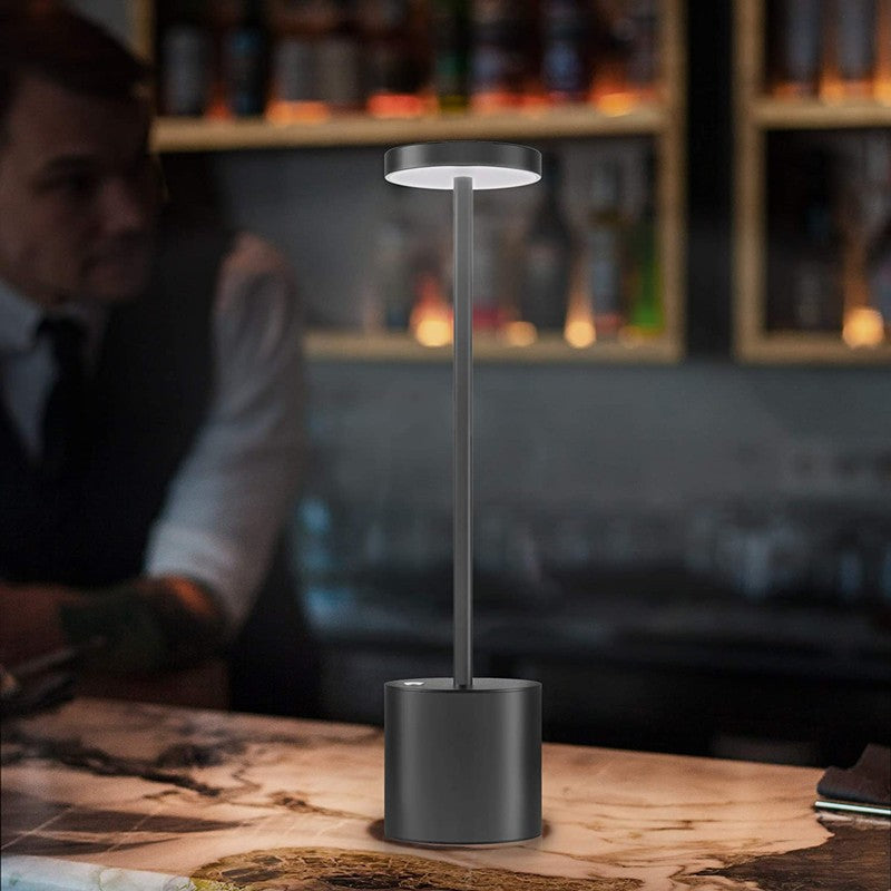Luminária Abajur de Mesa Recarregável Sem Fio Decorativo Mega Certo