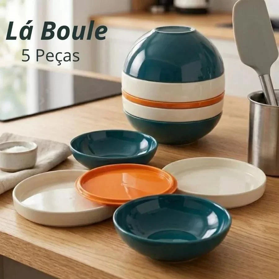 Lá Boule 5 Peças em Cerâmica