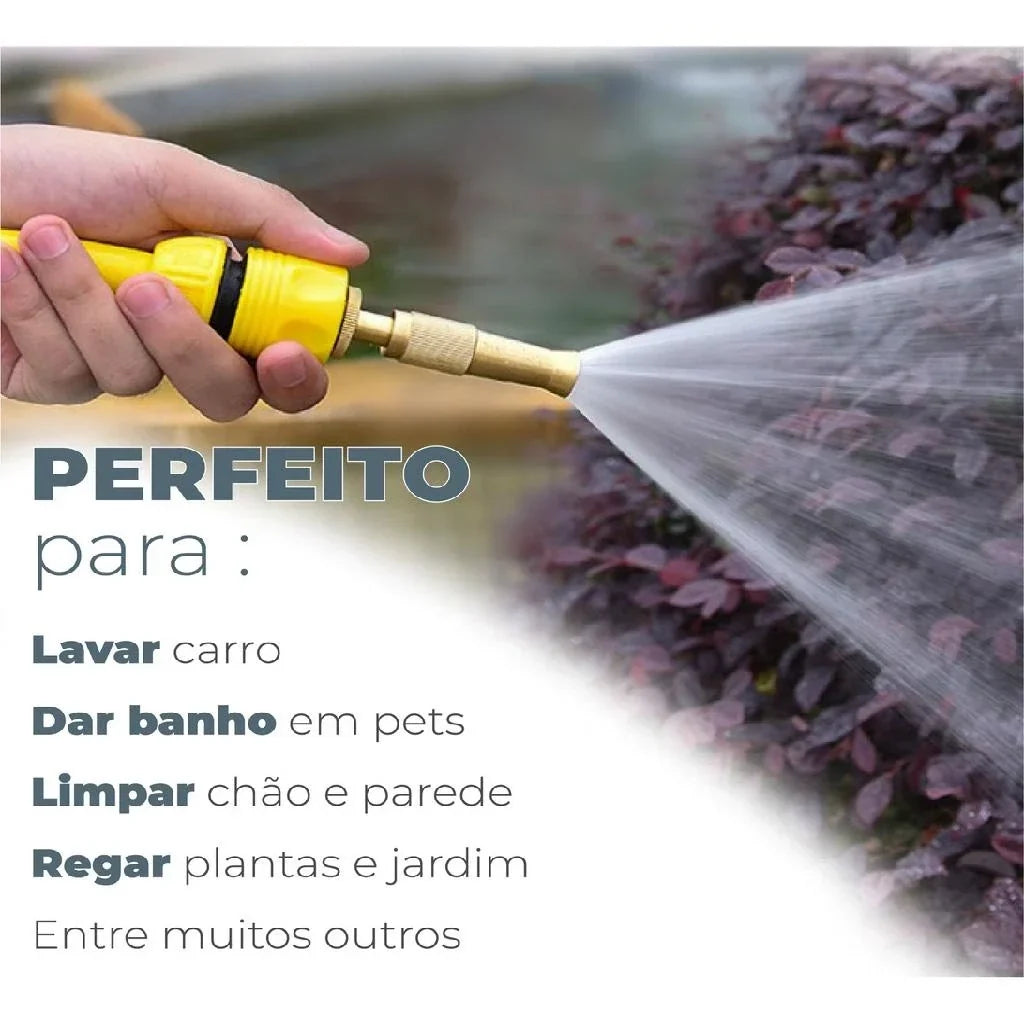 Bico Esguicho de Mangueira Pistola Alta Pressão TurboJet Mega Certo
