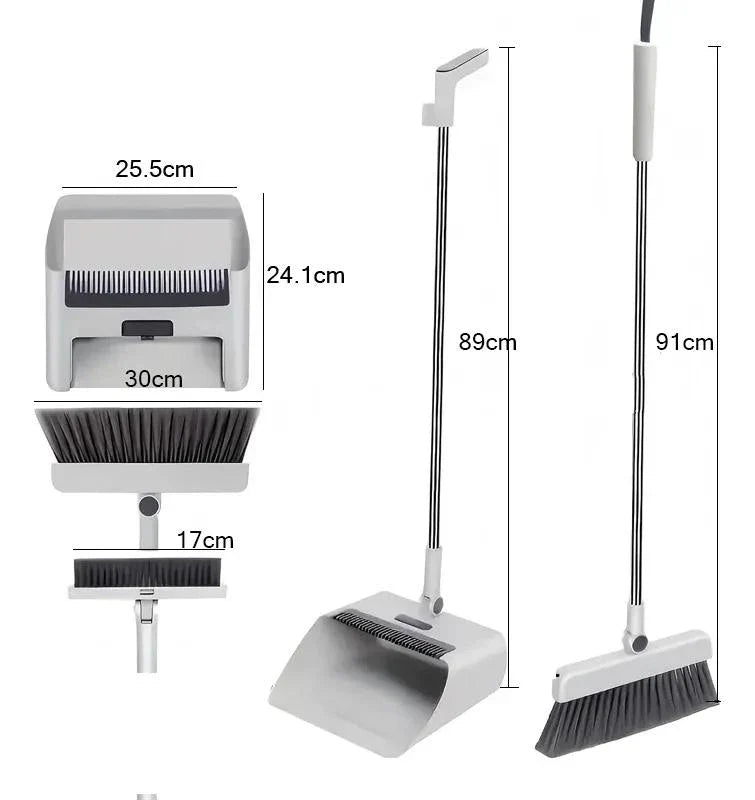 Kit de Limpeza Multifuncional 4 em 1 Leve Branco