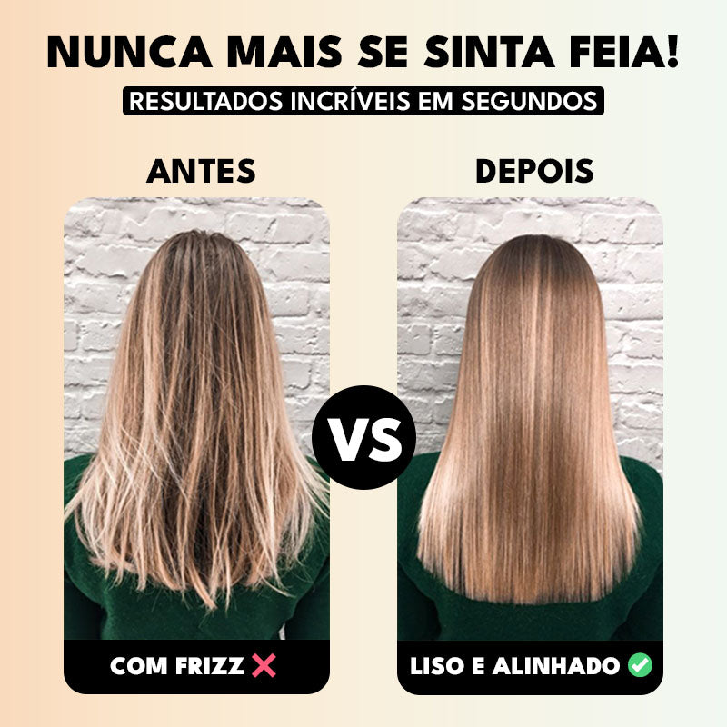 Escova Secadora Alisadora de Cabelo 4 em 1 LumiGlam Mega Certo