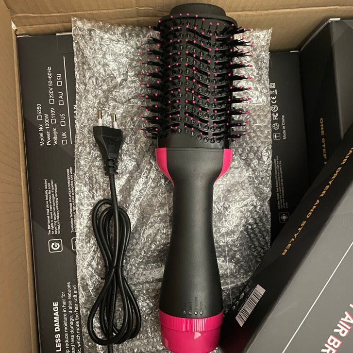 Escova Secadora Alisadora de Cabelo 4 em 1 LumiGlam Mega Certo