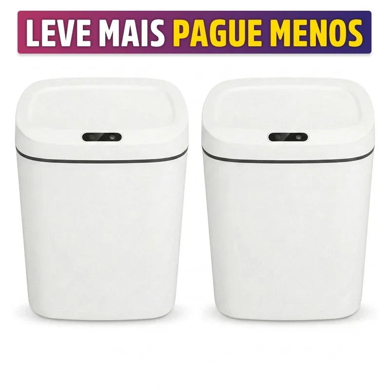 Lixeira Automática Smart 13 Litros com Sensor de Proximidade e Toque Mega Certo