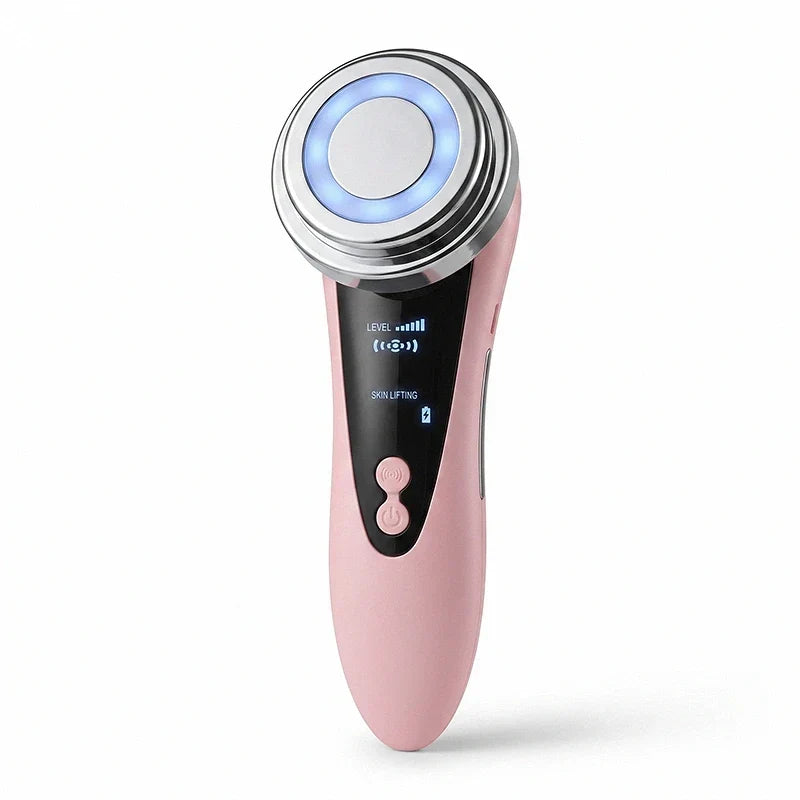 Massageador Facial 4 em 1 Skincare LED Vibração Sônica Mega Certo