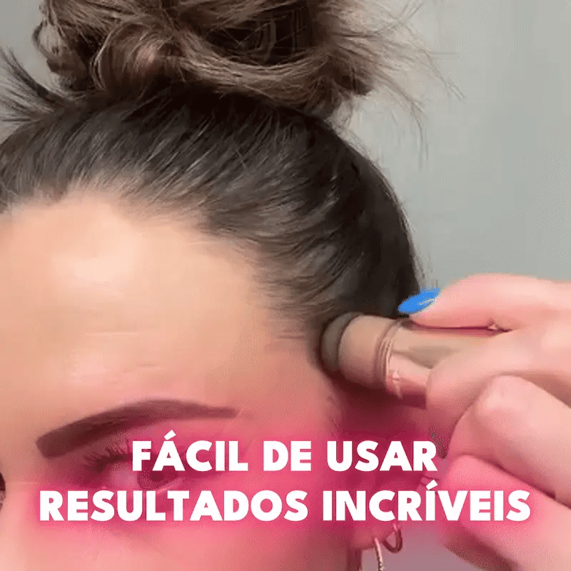 Preenchimento de Maquiagem Capilar à Prova D'Água Natural Unissex FillHair Mega Certo