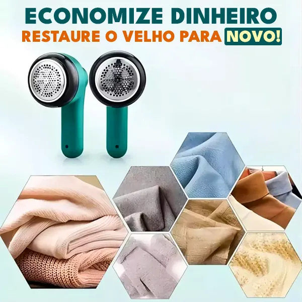 Removedor de Bolinhas Elétrico Sem Fio LintFree Mega Certo