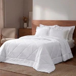 Edredom King Charme Sono Leve Appel Home Branco