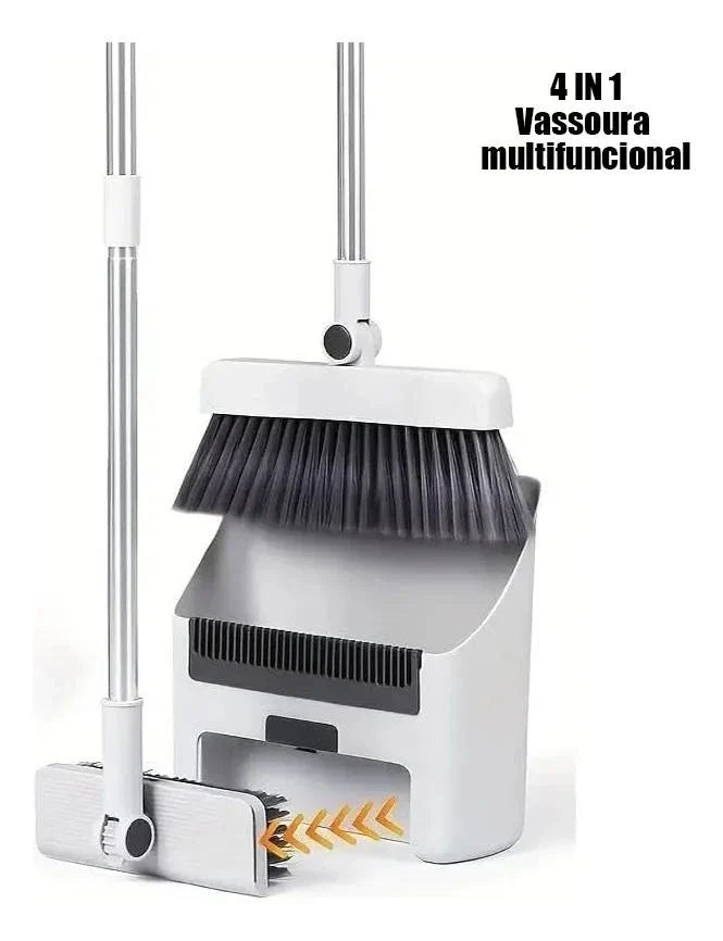 Kit de Limpeza Multifuncional 4 em 1 Leve Branco