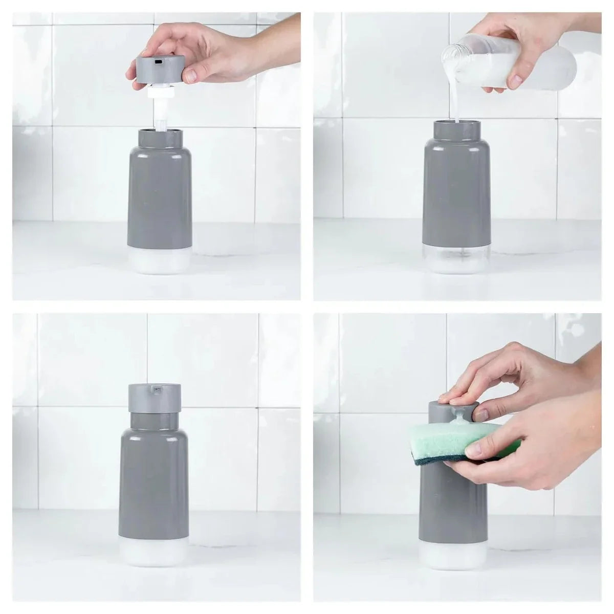 Dispenser para Detergente Premium Ou 500ml Linha Trium