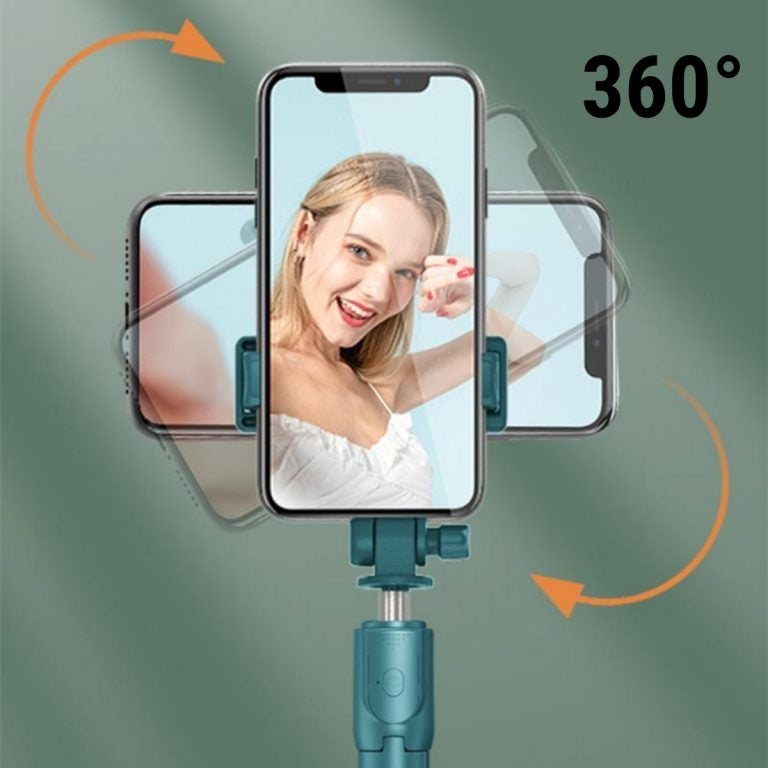 Tripé Selfiegram 5 em 1 com Luz LED Integrada Mega Certo