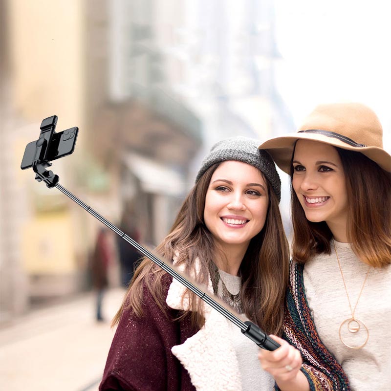 Tripé Selfiegram 5 em 1 com Luz LED Integrada Mega Certo