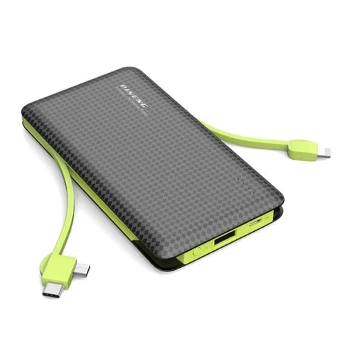 Carregador Portátil Universal Power Bank Revestido em Couro Mega Certo