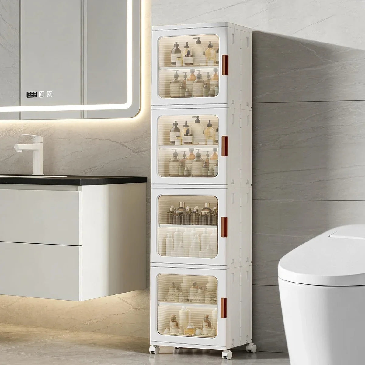 Armário Organizador Dobrável Multiuso Lacusmall Branco
