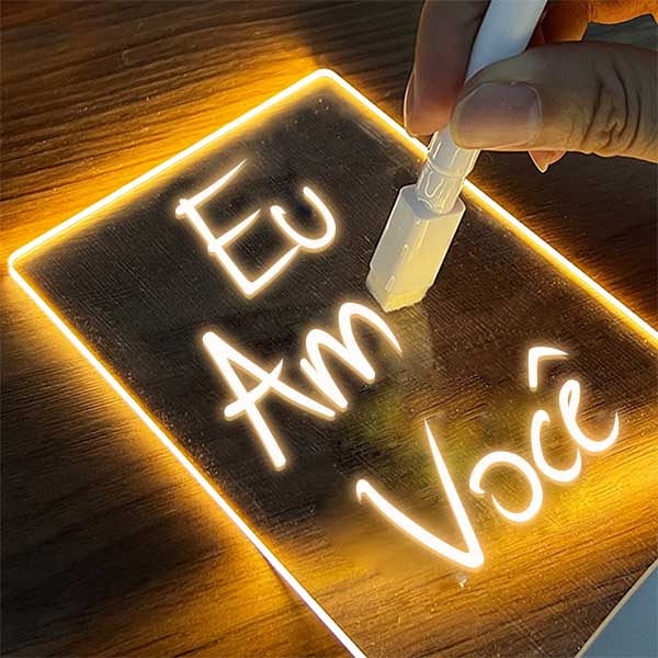 Mega Certo Luminária 3D de Escrever Criativa LED com Caneta