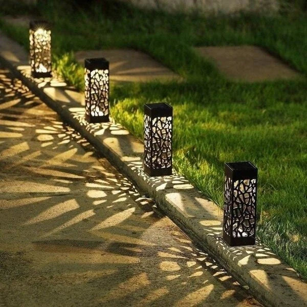 Refletor Solar LED Hollow Preto IP45