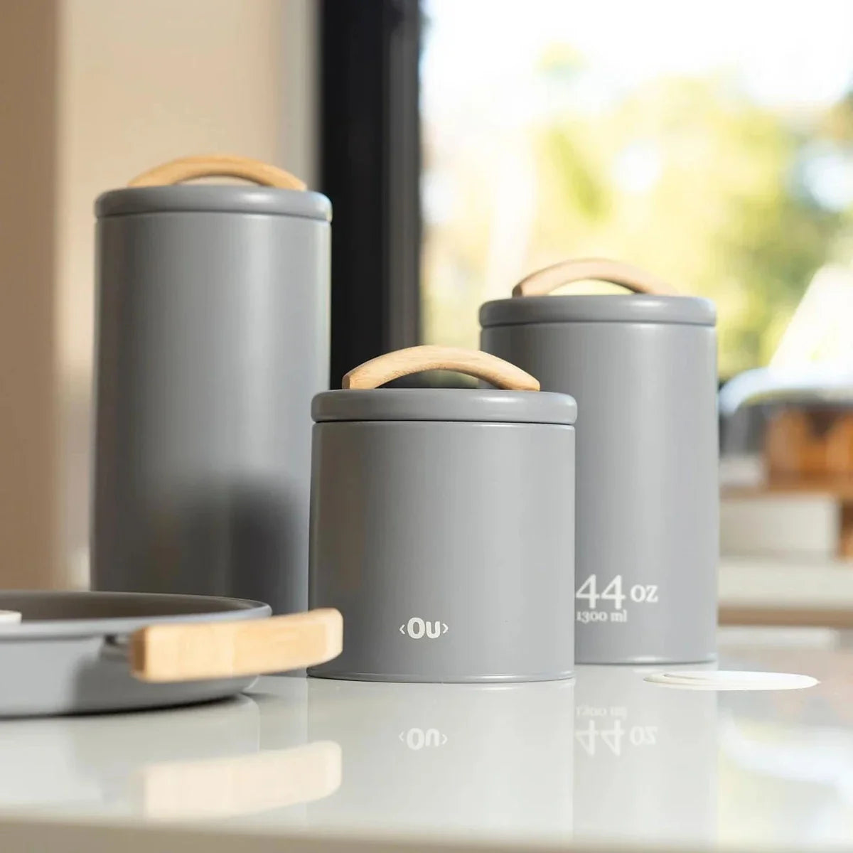 Pote Mantimentos Metal Ou 1,3L Linha Sense
