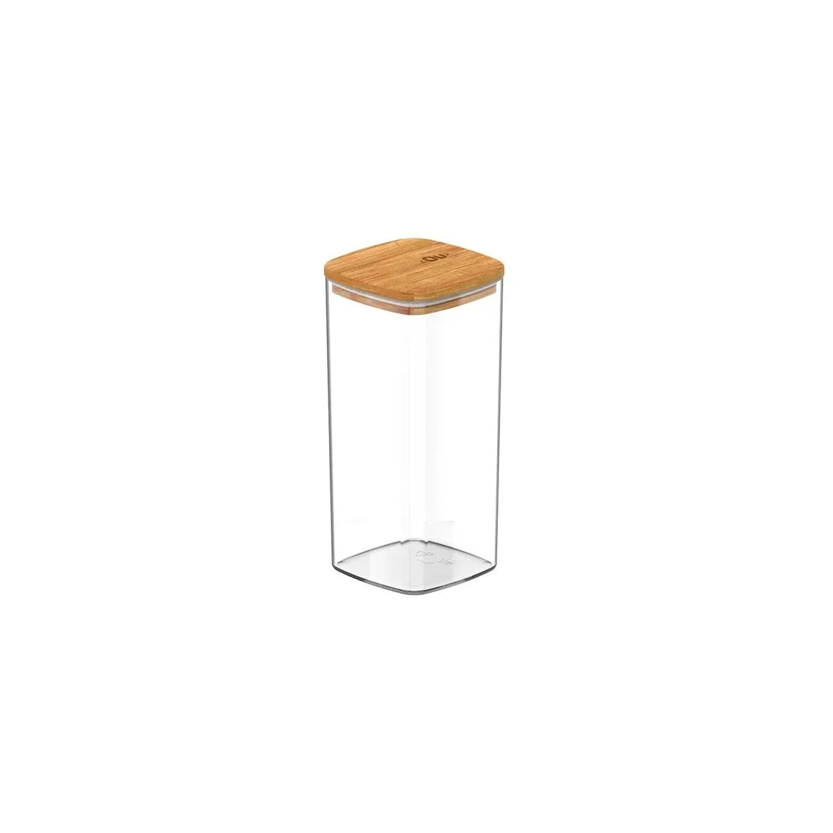 Pote Hermético Organizador Keep 340ml Tampa Bambu