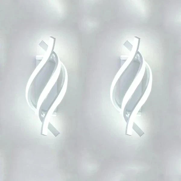 Arandela de Parede LED Design Espiral Moderna