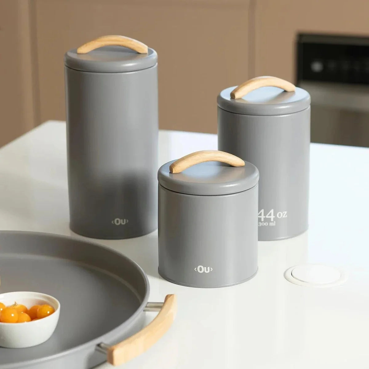 Pote Mantimentos Metal Ou 1,3L Linha Sense