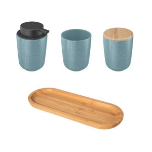 Kit Banheiro 4 Peças Cerâmica Linha Osaka