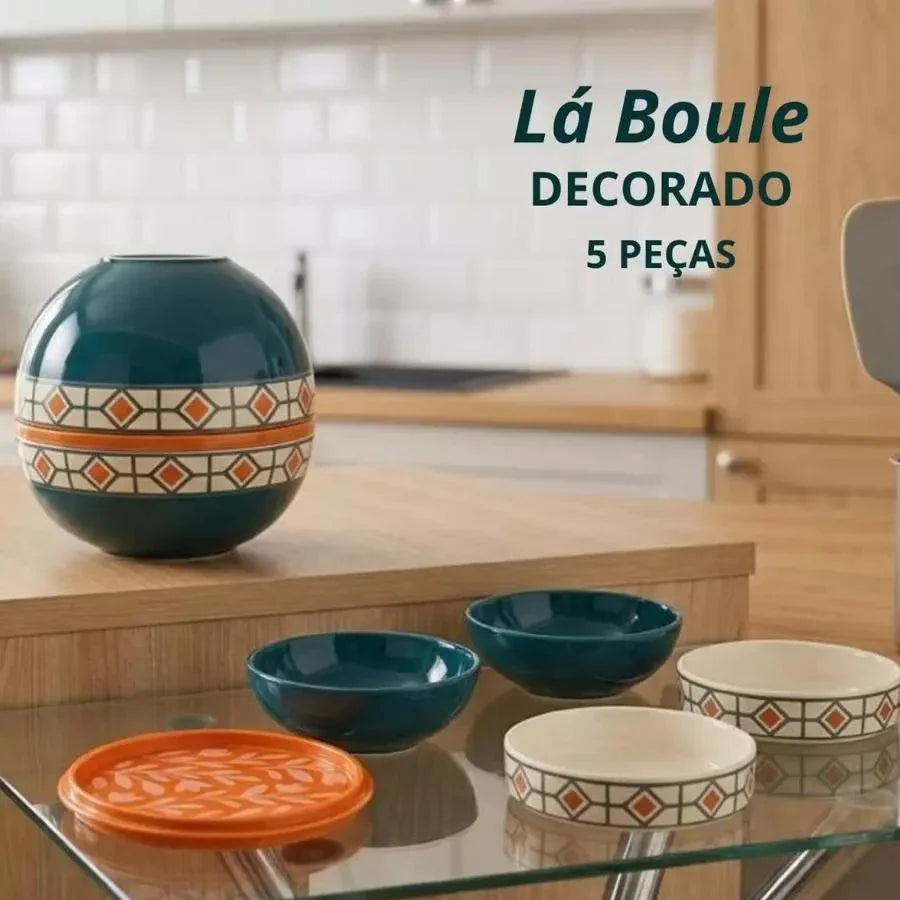 Lá Boule 5 Peças em Cerâmica