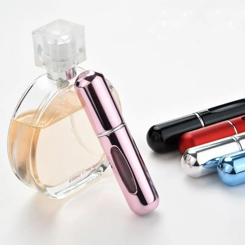 Mini Frasco de Perfume Recarregável 5ml Gold Mega Certo