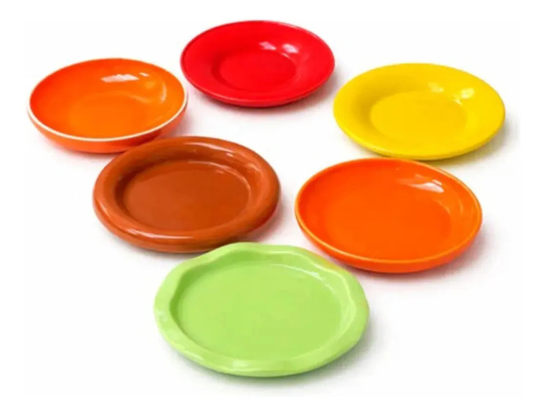 Conjunto de Pratos Hambúrguer – Kit com 6 Peças