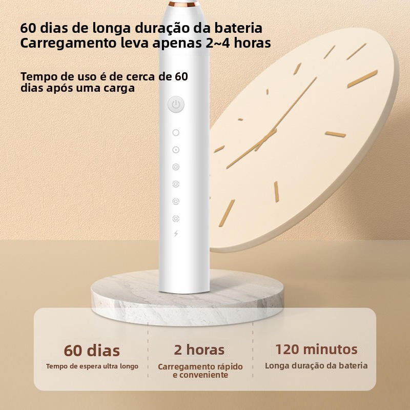 Escova de Dentes Elétrica Recarregável Bivolt PureFresh Mega Certo