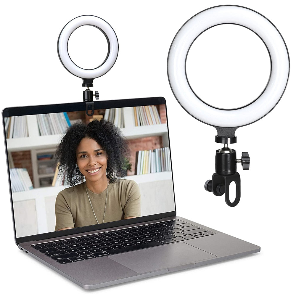 Ring Light para Notebook e Celular Mega Certo