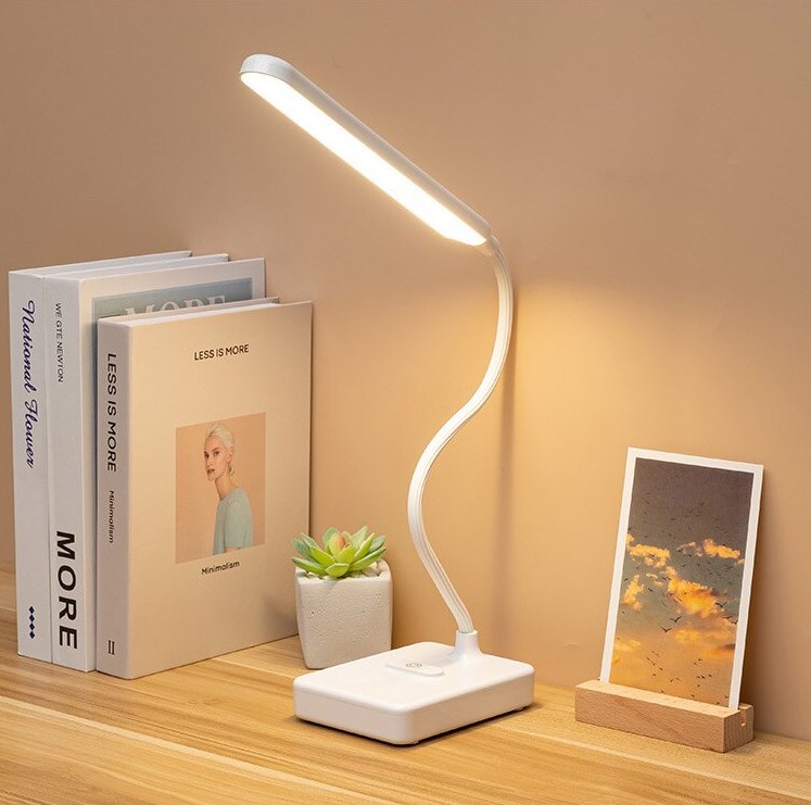 Luminária de Mesa Giratória Recarregável Intensidade Ajustável Mega Certo