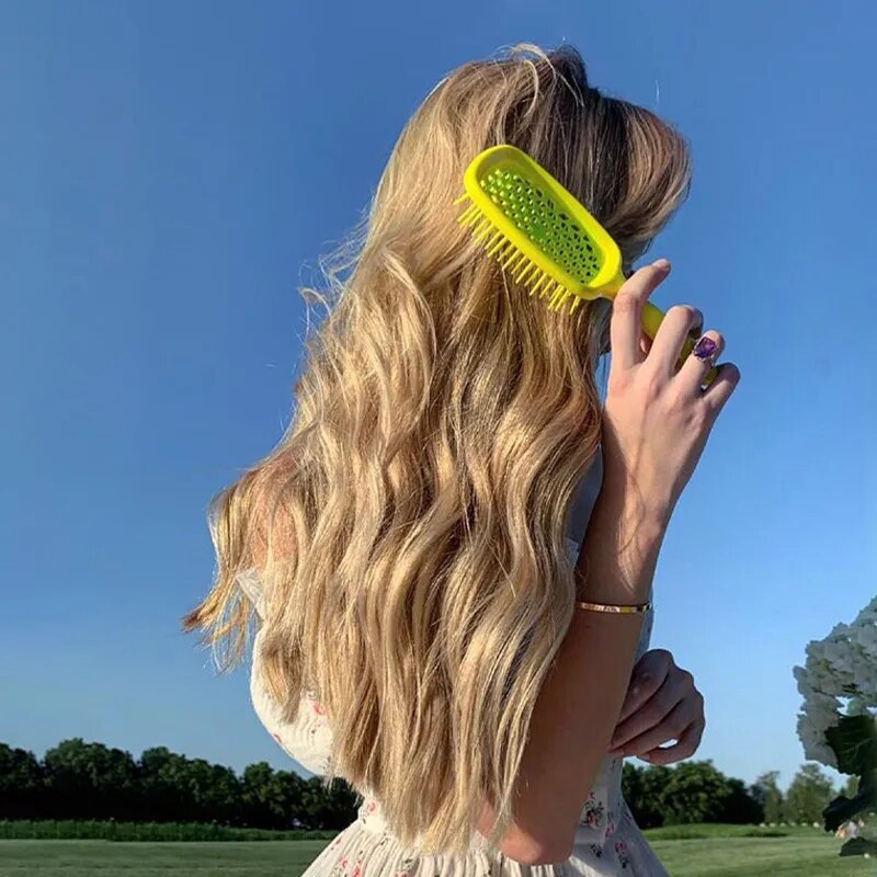 Escova Anti Frizz Antiquebra Profissional Mega Certo