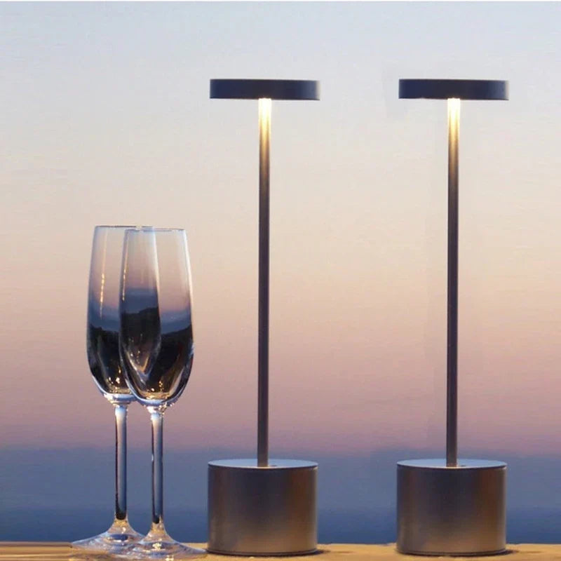 Luminária Abajur de Mesa Recarregável Sem Fio Decorativo Mega Certo