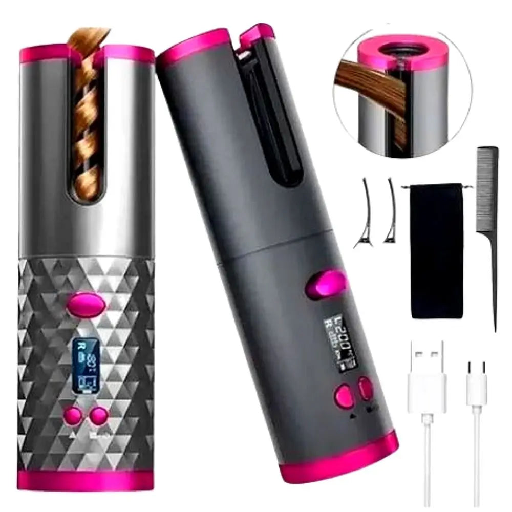 Modeladora de Cachos Baby Liss Sem Fio Portátil TwistGlam Mega Certo