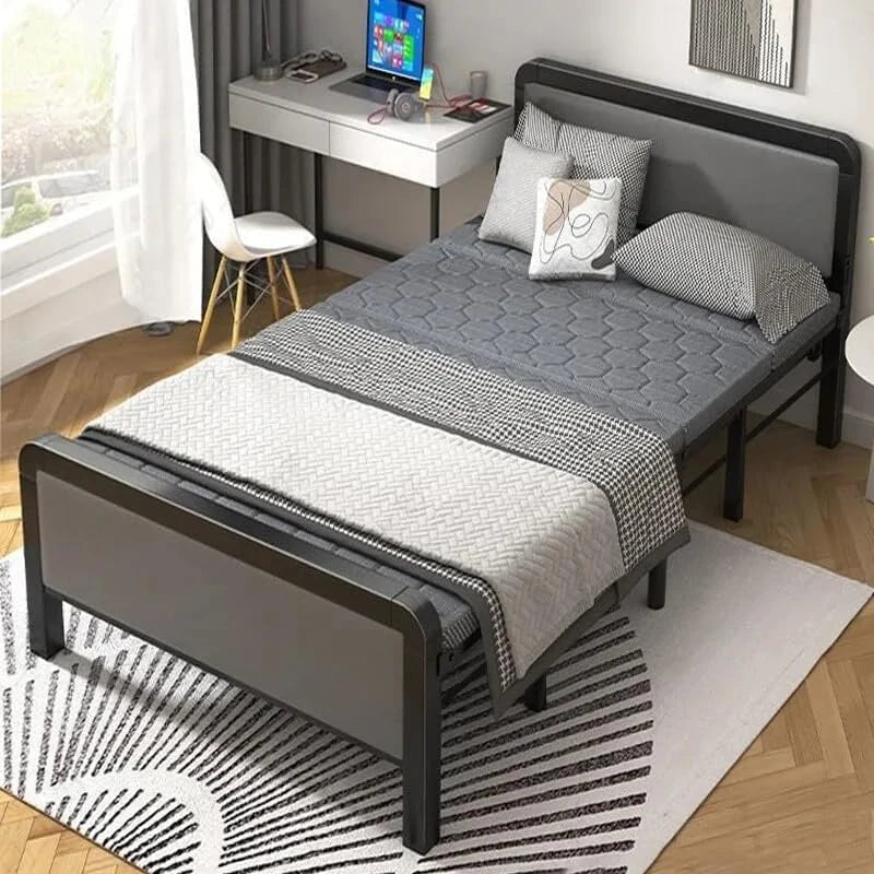 Cama Dobrável Solteiro Premium Portátil em Aço