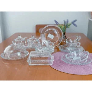 Kit Café da Manhã Wolff Pearl Bolinhas Pires Coração