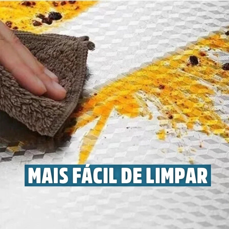 Adesivo de Alumínio Resistente Anti Gordura e Sujeira À Prova D'Água Alumiplus Mega Certo