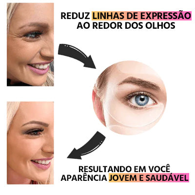 Adesivos de Silicone Anti Rugas Reutilizável Mega Certo