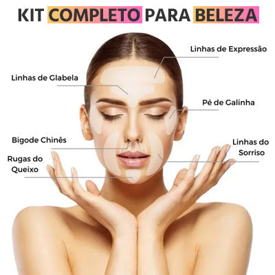 Adesivos de Silicone Anti Rugas Reutilizável Mega Certo