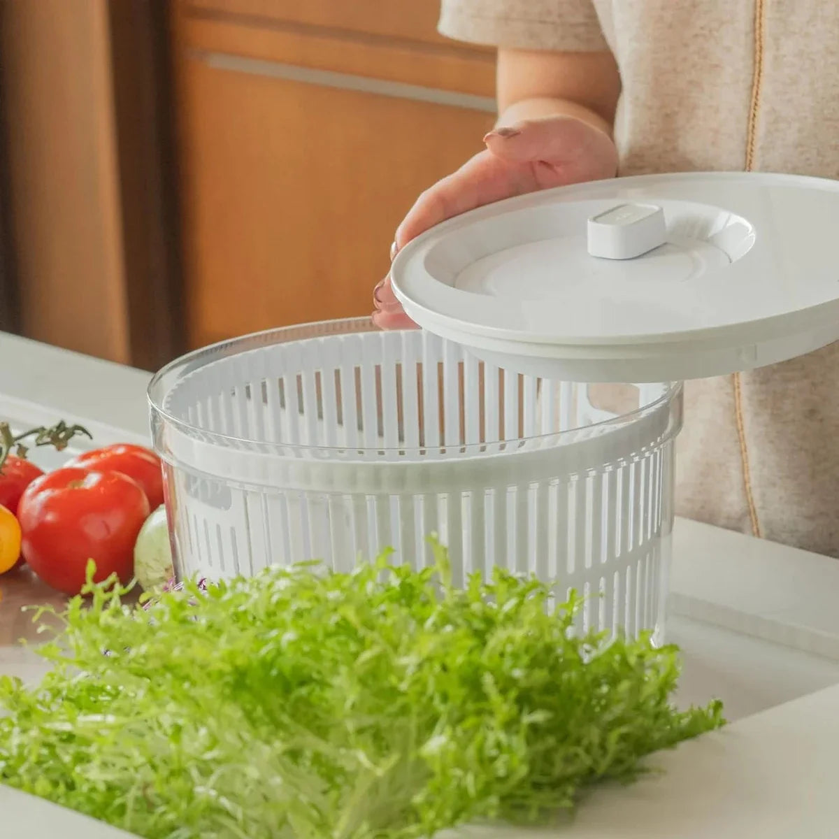 Secador de Saladas Ou 5,5L Linha Clear Fresh
