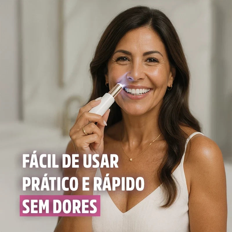 Batom Depilador Facial Buço Rosto Portátil SkinGlam Mega Certo
