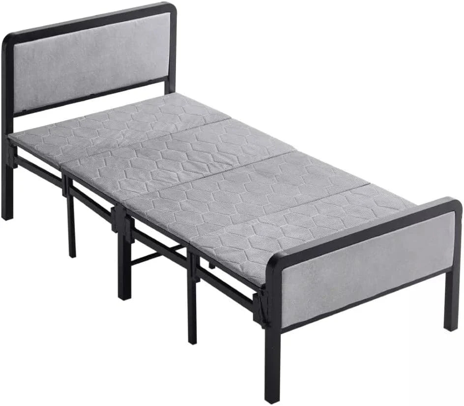 Cama Dobrável Solteiro Premium Portátil em Aço
