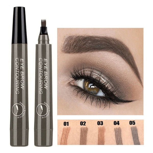 Caneta Fio a Fio Natural Microblading para Sobrancelha à Prova D'água Mega Certo