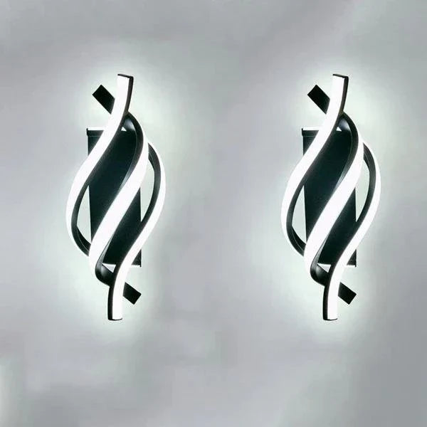 Arandela de Parede LED Design Espiral Moderna
