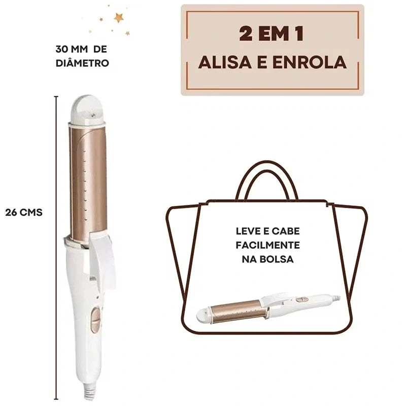 Chapinha e Babyliss StyloFusion 2 em 1 Mega Certo