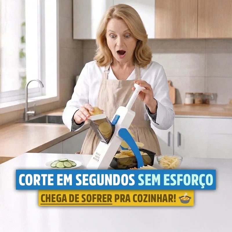 Cortador Fatiador Multifuncional 5 em 1 Cortami