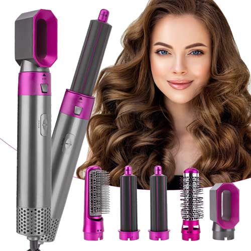 Escova de Cabelos Multifuncional 5 em 1 MultiFlex Mega Certo